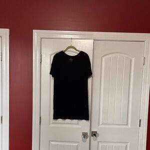 American Eagle Outfitters Black Ribbed Tee